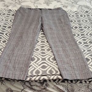 Gray Plaid Pants